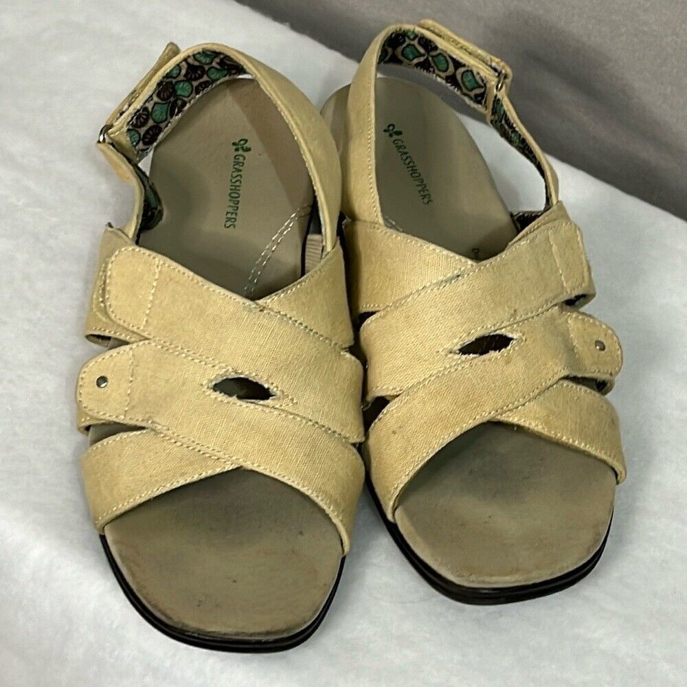 APL Sandali Grasshoppers Beachfront Slingback da donna taglia 7 5 marrone chiaro
