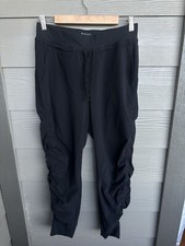 Athleta Attitude Pants Womens 6 Black Jogger Performance Lightweight Yoga