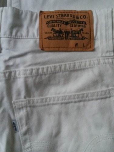 levis strauss bianchi tg. 44/46 | eBay