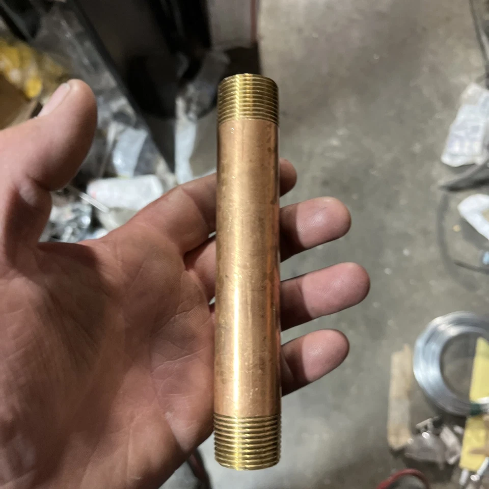 (6) 33326-12-6 Brass Pipe Nipple Male 3/4 NPT to Male 3/4 NPT x 6" - Image 2 of 4