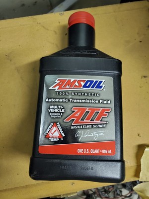 Amsoil Signature Series Multi Vehicle Synthetic Automatic Transmission Fluid Qt Ebay