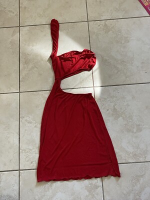 avenue red dress Citrine Mini Dress Red - Red