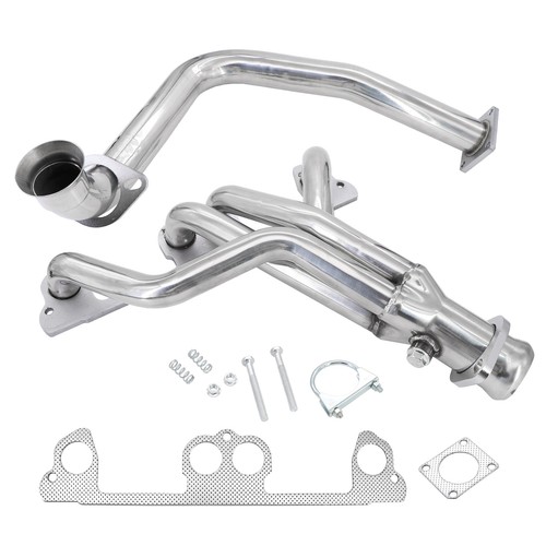Stainless Steel Exhaust Header Manifold Fit for 19911995 2.5L Jeep