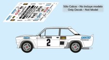Decals Fiat 131 Rallye Montecarlo 1977 2 1:32 1:43 1:24 1:18 calcas Andruet