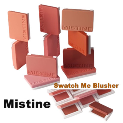 Mistine Swatch Me Blusher 5.5g Blush On Smooth Texture Beauty Make Up 10 Tones