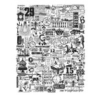 Vintage Hodgepodge Silicone Clear Stamps for DIY Embossing Scrapbooking Cards