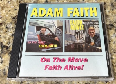 Adam Faith - On The Move / Faith Alive CD. IMPORT BGO RECORDS