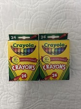 Crayola Classic Crayons 24 Colors Back to School Multicolor Crayons, 2 Packs