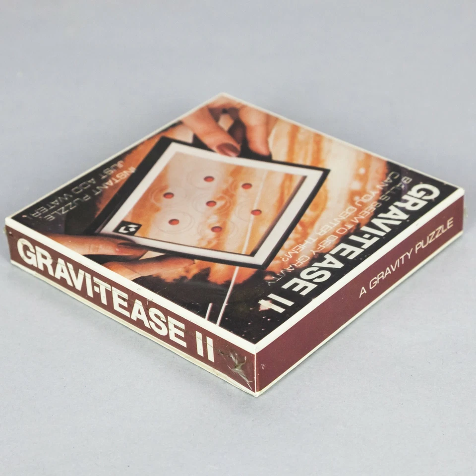 Gravi-Tease II water game USA vintage 1980 with original box rompicapo - Immagine 4 di 4