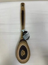 Island Bamboo Brown Pakkawood Spoon 12" FDA Approved Food Safe