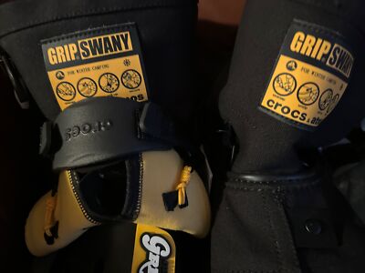 Crocs GRIP SWANY X CROCS CLASSIC ALL TERRAIN CLOG Black M 13 | eBay