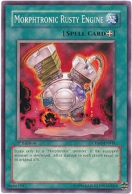 Morphtronic Rusty Engine - CRMS-EN049 - Common - 1st Edition x3 - Lightly Played
