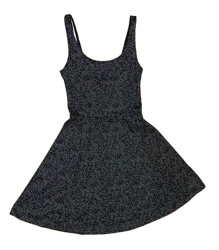 NWT H&M Womens Dress Black Sleeveless Skater Fit Flare Short Casual Small S  | eBay