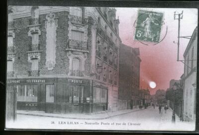 LES LILAS RARE POSTE RED POSTE