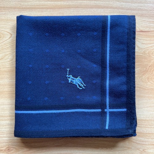 Hackett Michael Dot Blue Hank Handkerchiefs