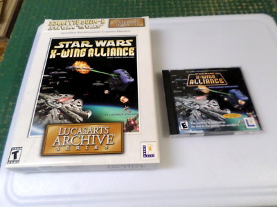 STAR WARS X-WING ALLIANCE - (PC, CD-ROM, 1999) - LUCAS ARTS - BIG BOX