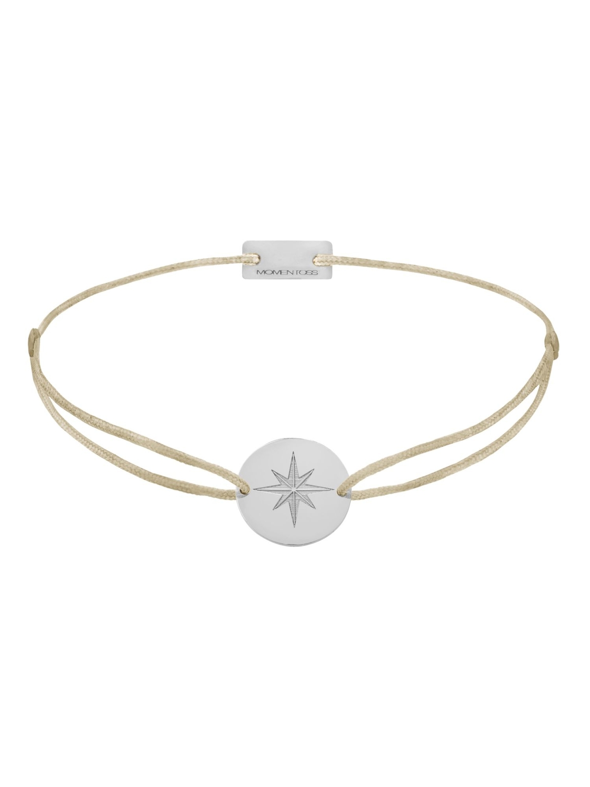 Нарукавная повязка MOMENTOSS Damen Filo Polarstern Silber braun-бежевая, 19 см 21202822