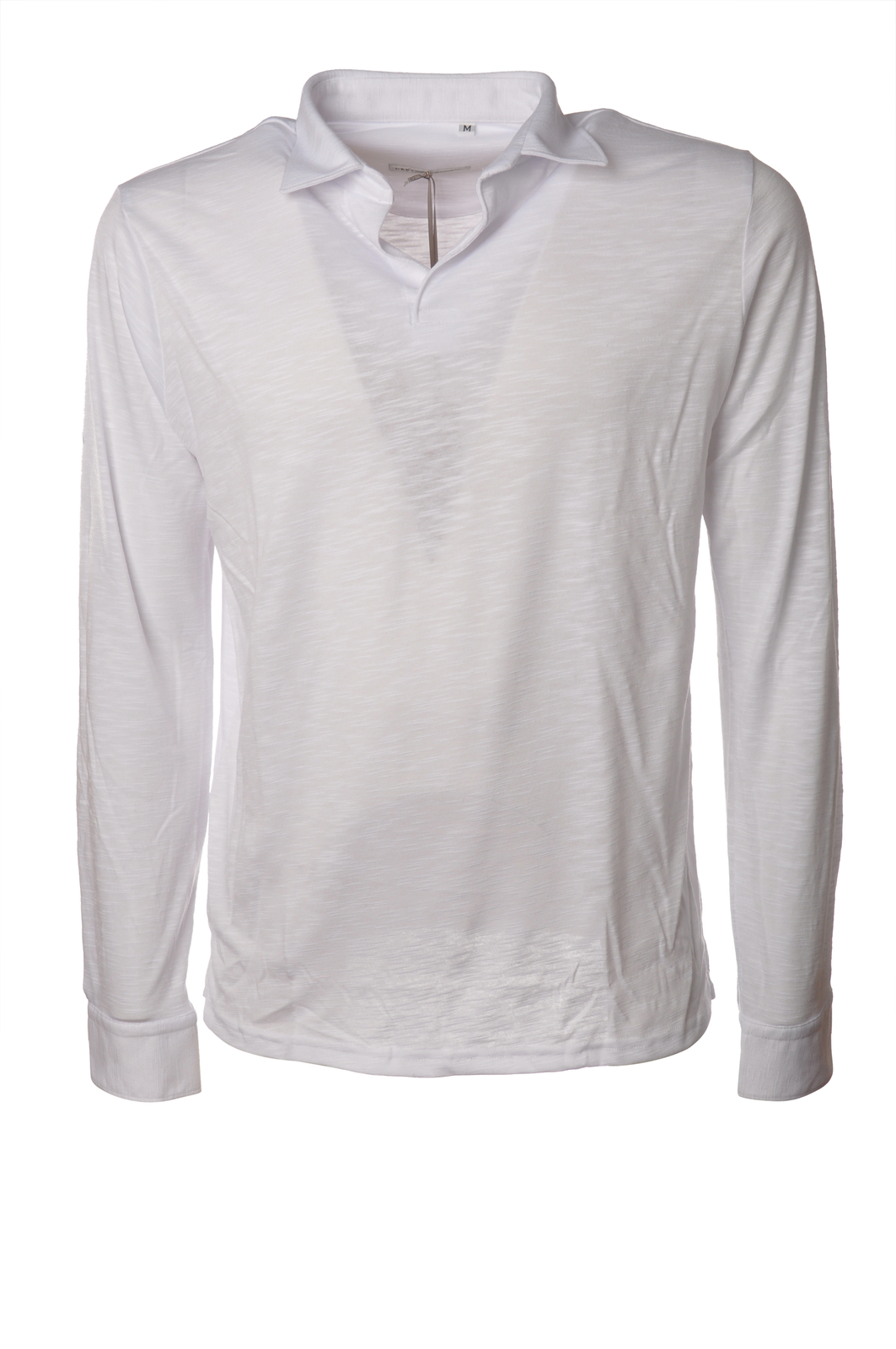 малья поло с маникой лунга да Уомо Даниэле Алессандрини Талья в цвете Бьянка 12290₽