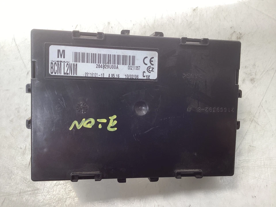BODY COMPUTER PER NISSAN Note 1° Serie 284B29U00A (06>08) - Immagine 2 di 2