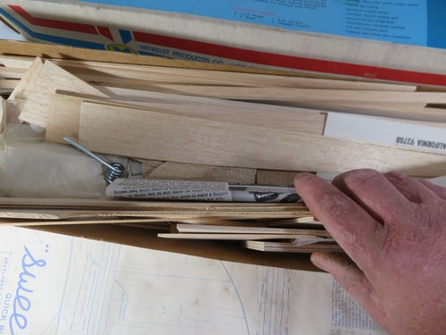 Midwest Sweet N Low Stick Vintage Balsa R/c Model airplane Kit - Picture 7 of 9