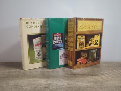 Lot Of 3 Reader's Digest Condensed Books 