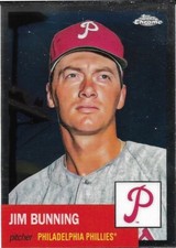 Jim Bunning - 2022 Topps Chrome Platinum #415 - Philadelphia Phillies