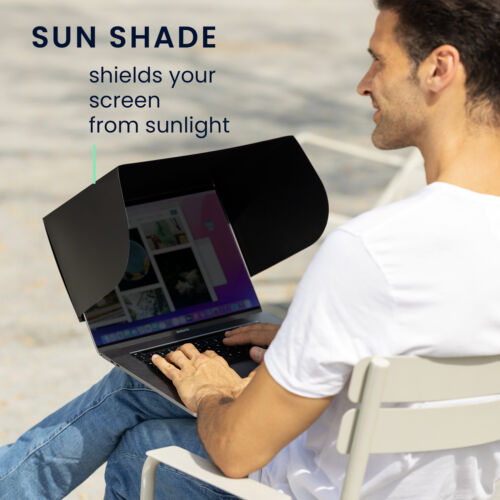 Pare soleil pour ordinateur – Cache soleil adhésif pour écran 13 pouces - Bild 5 von 7
