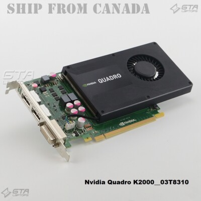 Nvidia Quadro K2000 2GB Dual DisplayPort DVI PCIe Video Card Lenovo 03T8310 
