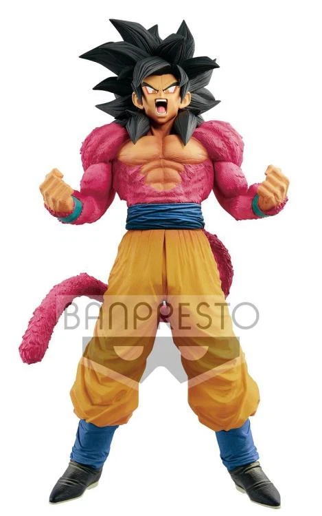 Dragonball Z ~ 13" SUPER SAIYAN 4 (SSIV) GOKU "EL PINCEL" ESTATUA ~ Banpresto Foto 3 de 3