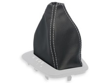 SCHALTMANSCHETTE FUR ALFA ROMEO GIULIETTA automatik SCHALTSACK LEDER NAHT WEISS