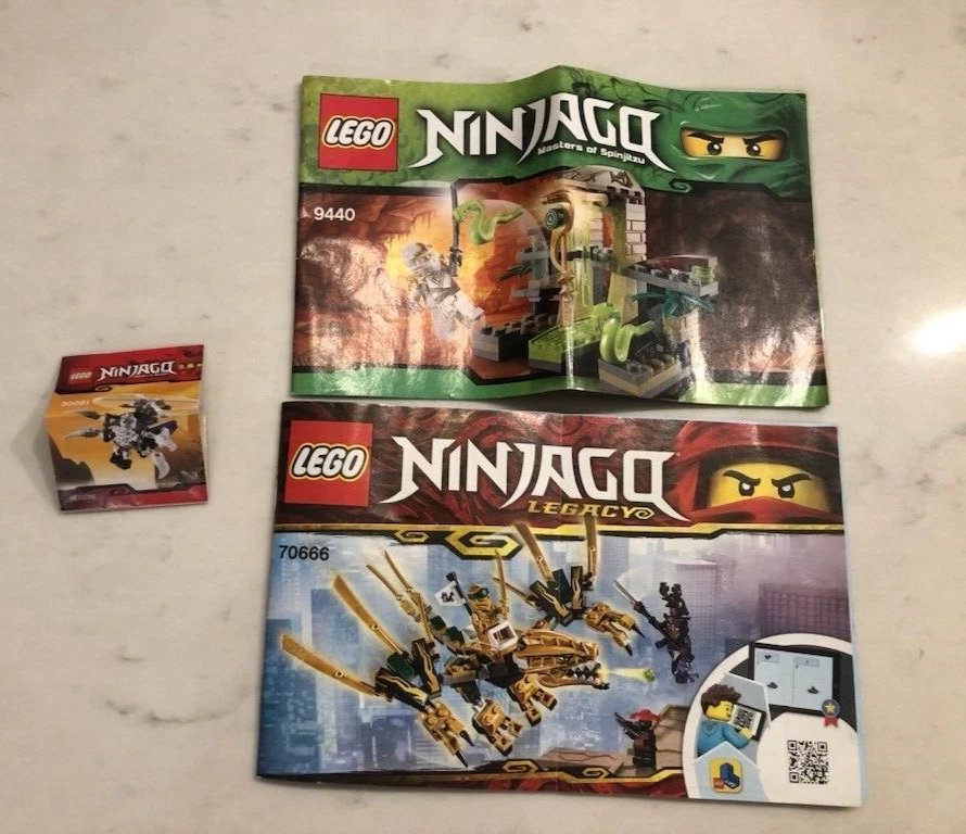 LEGO Ninjago Lote: 70666, 9440, 30081 Todo 100% Completo Estado Decente Foto 4 de 4