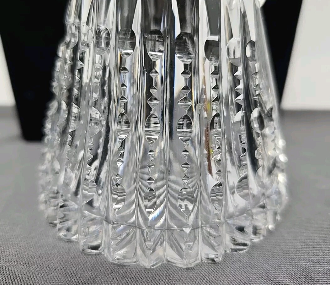 Cruet Decanter American Brilliant Period Cut glass Crystal 6" Missing Stopper 