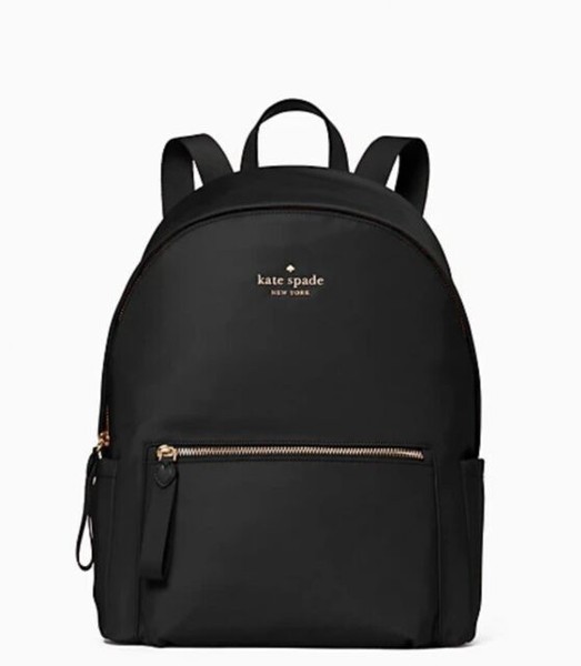 Kate Spade New York Chelsea Large Nylon Fashion Adult Backpack Black