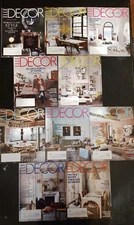 Elle Decor Magazine 2013 LOT OF 10 ISSUES Full Year! Back Issues Interior Design