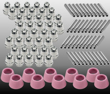 90pcs AG60 Air Plasma Cutter Torch AG-60 SG55 Cutting consumables fit PLC55 / 65