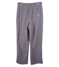 Skims Women  s Medium Teddy High Pile Cozy Fleece Track Pant Desert Athleisure
