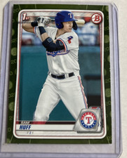 2020 Bowman #BP-33- SAM HUFF 1st Bowman Camo Parallel SP Rookie RC Card.. rookie card picture