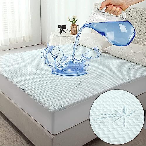 Couvre-matelas anti-poussière 180x200 pour stopper les allergies nocturnes