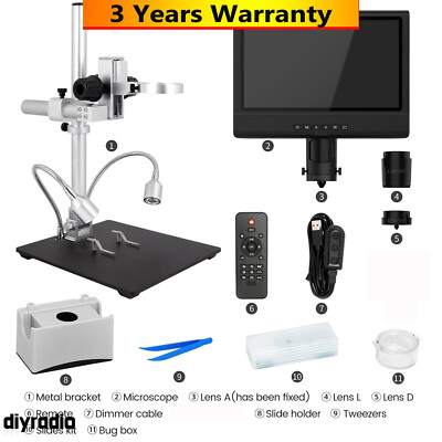 Andonstar AD249-M 10'' LCD Screen Digital Microscope for Electronics Soldering