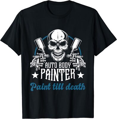 NEW LIMITED Auto Body Painter Paint, Car Painter Car Detailer T-Shirt S-5XL