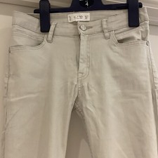 Mango Light Grey Skinny Jeans Size 8