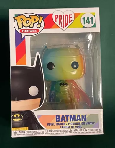 MIB Funko Pop! 2020 Pride Rainbow variant BATMAN #141