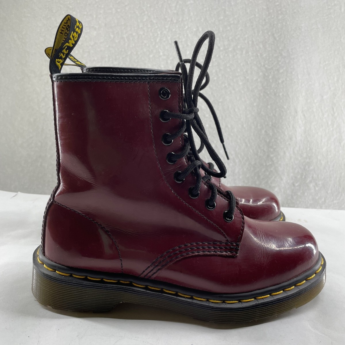 Dr Doc Martens 11822 Combat Boots Women's Sz 5 Oxblood