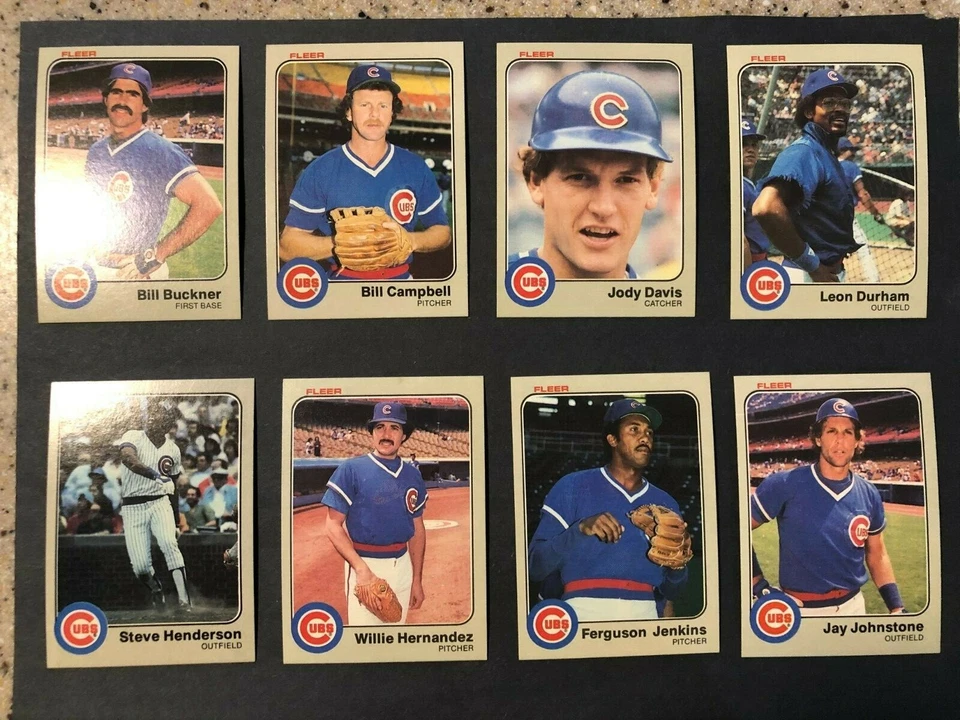 1983 FLEER BASEBALL CARDS 445-647 YOU CHOOSE MLB CARD VINTAGE FREE SHIPPING - Image 3 of 4