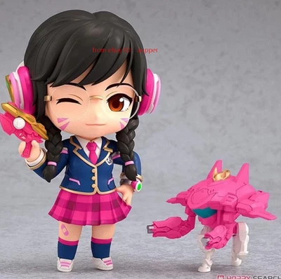 Gsc 1141 D.Va Overwatch Nendoroid Doll 10cm Action Figure New In Stock - Image 1 of 4