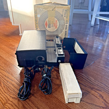 Vintage Sawyer  s Rotomatic 717A Tabletop Slide Projector with Slide Tray WORKING