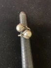 Sterling Silver Pearl Wrap Ring Size 4 Bypass Artisan Looking