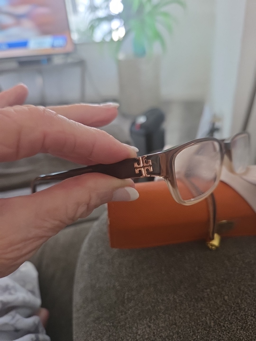 Tory Burch Women's Eyeglasses Frames TY2003 858 51-18-135 Brown Fade w/ Case