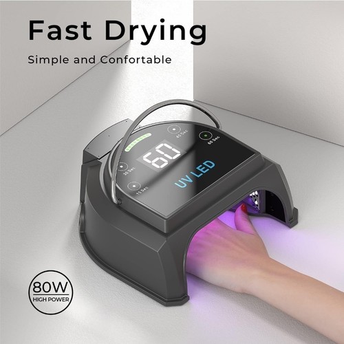 Gelpal 80W Profi Akku UV LED Nagellampe, UV-Licht für Nägel - Bild 9 von 14