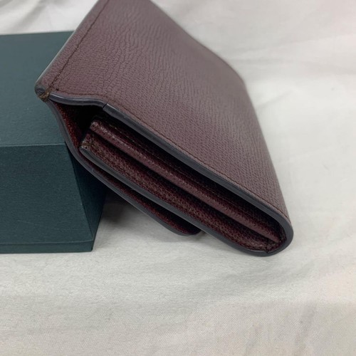 Mulberry Bi fold wallet Turn lock Wine red Authentic From Japan - Picture 5 of 24
